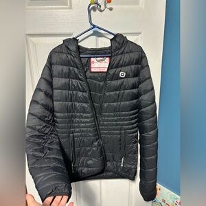 Outbound Waterproof Black Puffer Jacket for Women size Small Fall Winter